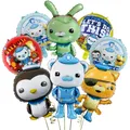 The Octonauts Balloons Polar Bear Cat Penguin Foil Latex Ballons Cartoon Sea Animal Air Balls