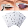 4pc Eye Makeup Stencils Sticker Card Eyeliner Template Eye Makeup Stencil Eyebrows Eye Shadow Makeup