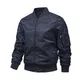 Military Jackets for Men Monochromatic Bomber Jacket Outerwear Aviator Baseball Jackets Outdoor