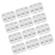 20 Pcs Built God Tough Painting Palette Plastic Disposable Suitable Kids Palettes