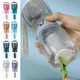 3 in 1 Portable Dog Water Bottle For Outdoor Walking Pet Drinker Cats Dogs Bowl Food Dispenser With