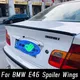 M3 Style per BMW serie 3 anni 1998-2006 E46 ABS nero Spoiler berlina in fibra di carbonio ala posteriore accessori per auto