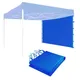 Outdoor Folding Tent Cloth Side Wall Rainproof Waterproof Tent Gazebo Garden Shade Shelter Side Wall