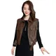 Hong Kong Style Leather Vest Female Spring Autumn 2023 New Fashion PU Leather Jacket Women's Vest