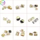 Light gold High Quality Metal Clasp Press Turn Lock Twist Lock Rectangle Hanger Clasp Locks Closure