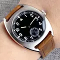 36mm Pilot Automatic Watch for Men ST1612 Movement sub dial at 6 Mineral Glass Vintage Classic