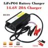 14.6V 20A Lifepo4 Smart Charger 100-240V 4S 12V 20A High Power Charger for 12.8V Lifepo4 Battery