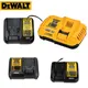 Dewalt 20V 18V 12V Battery Original 5AH 4AH Lithium Battery DCB118 DCB115 DCB107 DCB112 Fast Charger