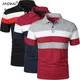 Summer Luxury Polo Shirt Mens Polo Large T Shirts Stritching Shorts Sleeve Turn-down Collar Business