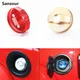 Car Inner Gas Door Fuel Tank Cap Alloy Oil Filler Tank Cover For Jeep Wrangler JK Unlimited Rubicon