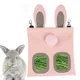 Small Pets Hay Feeder Bag For Guinea Pig Rabbit Bunny Chinchillas Small Animal Hooks Hanging Dried
