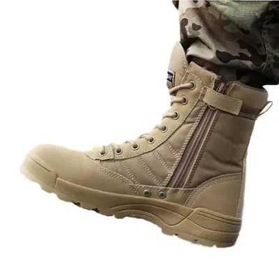 2024 Genuine summer tactical army fans high help desert combat boots tactics SWAT outdoor men's