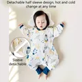 Baby Cartoon Split-legged Sleepsacks With Detachable Sleeves For Boys Girls Children's Sleeping Bag