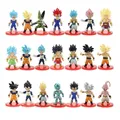 Dragon Ball Z Super Saiyan Son Goku Anime Figure Son Gohan Vegeta Broly Piccolo Majin Buu Set Action