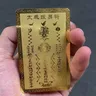 2024 Tai Sui amuleto carta Feng Shui preghiera carta d'oro protezione esorcista regalo Buddha
