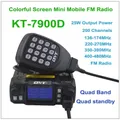 QYT KT-7900D Mobile Radio 20W Quad Band Quad Display 144/220/350/440MHZ Car Radio Ham Radio