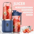 Electric Wireless Juicer With 6 Blades Juicer Fruit drink Cup Automatic Mini Electric Juicer