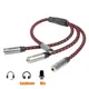 USB C Headset Cable DAC Converter Type-C to 3.5mm Jack Aux Adapter Cable Mic Headphone Splitter