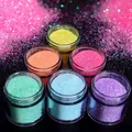 10ml/bottle Glitter Candy Sugar Powder Acrylic Carving Powder 3D Sculpture Powder Manicure Nail