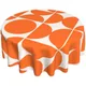 Mid Century Modern Geometric Orange Art Print Tablecloth Round Tablecloths Table Cloth for Kitchen