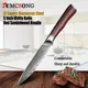 JUMCSONG Sharp 5 Inch Utility Knife 67 Layer Damascus Steel Kitchen Knife Chef Santoku Fruit Knife