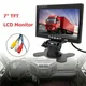 12V 24V 7 inch TFT LCD Color HD Monitor for Car CCTV Reverse Rear View Screen Truck Car Backup