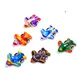 Children Pull Back Small Airplane Toy Inertial Colourful Mini Airplane Model For Kids