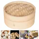 Bamboo Steamer 18cm 22cm Steam Pot With Cover Fish Rice Dumplings Snack Steamed Bun Heated Steamer