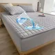 Waterproof Quilted Mattress Pad Protector Anti-mite Anti-bacterial Mattress Cover Embossed Design