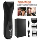 Hair Trimmer for Men Electric Balls Trimmer and Pubic Groin Hair Remover Waterproof LED Display