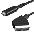 SCART HDMI Converter Audio Video Converter Cable Adapter Scart in HDMI Out Suport 720P/1080P Switch