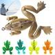 1pc Wobbler Soft Frog Lures Artificial Silicone Frog Bait For Catfish Perch Bass Pike Fishing Tackle