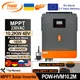 PowMr 10.2KW Hybrid Solar Inverter Pure Sine Wave MPPT 160A 230VAC Output Solar Panel 500VDC Can On