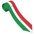 Italian Flag Of Italy Italia Necktie Men Casual Polyester 8 cm Wide Neck Tie for Men Daily Wear