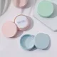 5g Macaron Empty Loose Powder Jars with Sifter Mini Dispersion Powder Box White Cap Puff Powder