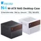 Jonsbo N4 NAS Desktop Chassis ITX / M-ATX Computer Case 8 Hard Disk Location Support 230mm scheda grafica SFX Power Bit PC Case