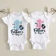 My 1st Father's Day Print Newborn Baby Summer Rompers Infant Body Short Sleeve Baby Jumpsuit Fathers