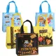 5Pcs Construction Party Bags Non Woven Bags Gift Tote Bags Of Machinery Themed Party Birthday Favor