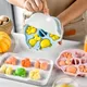 Baby Cartoon Food Container Infant Fruit Breast Milk Storage Box Freezer Crisper Baby Food Container