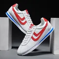 Original Leather White Red Men Women Casual Sneakers Lightweight Comfortable Men's Running Shoes