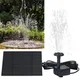 Solar Fountain Pump Easy Installation with 6 Nozzles Hydroponics Submersible Pump Decorative Props