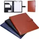 Simple A4 Conference Folder Business Stationery PU Leather Contract File Folders Binder Office