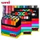 Posca Markers 8/17K UNI CHISEL TIP Acrylic Marker Pens for School Rock Art Fabric Paint Rubber