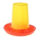 Chicken Poultry V-Shaped Entrance Feed Bucket Outdoor Practical Bird Feeder Plastic Seed and Water