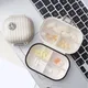 Silica Gel Weekly Pill Case Sealed Against Moisture Durable Pill Container Organizer Black Cream