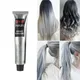 Gray Color Hair Dye Cream Unisex Smoky Gray Punk Style 100ml Light Grey Silver Permanent Hair Dye