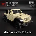 1:36 Jeep Wrangler Rubicon Car Model Replica Scale Metal Miniature Art Home Decor Hobby Lifestyle