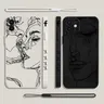 Art Abstract Line Face Phone Case For Xiaomi Mi 13 12 12T 12S 11 11T Ultra 10 10T 9 9T 9SE 8 Pro