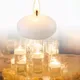 10pcs floating candles red smokeless paraffin burning candles used for decorating dining tables