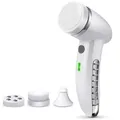 4 In 1 Electric Women 100% Safe Wash Facial Cleansing Brush IPX6 USB Female Electric Face Cleaning